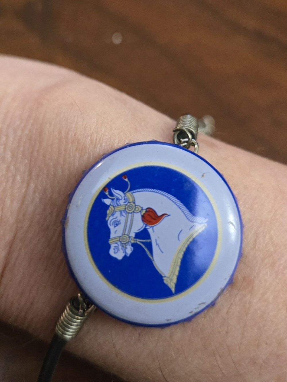 Beer Bottle Cap Bracelet